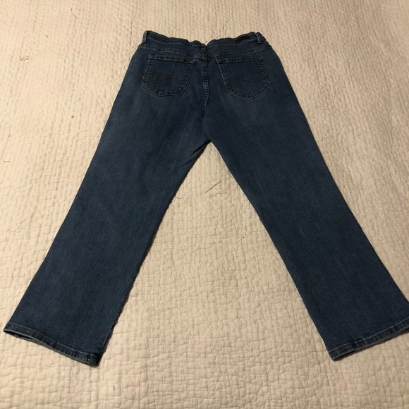 CLEARANCE Vintage Lee Relaxed Fit Stretch High Waist 12P Mom Jeans - Picture 4 of 6